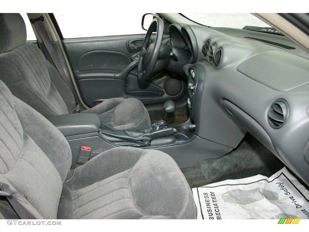 2000 Grand Am SE Sedan - Medium Gulf Blue Metallic / Dark Pewter photo #15