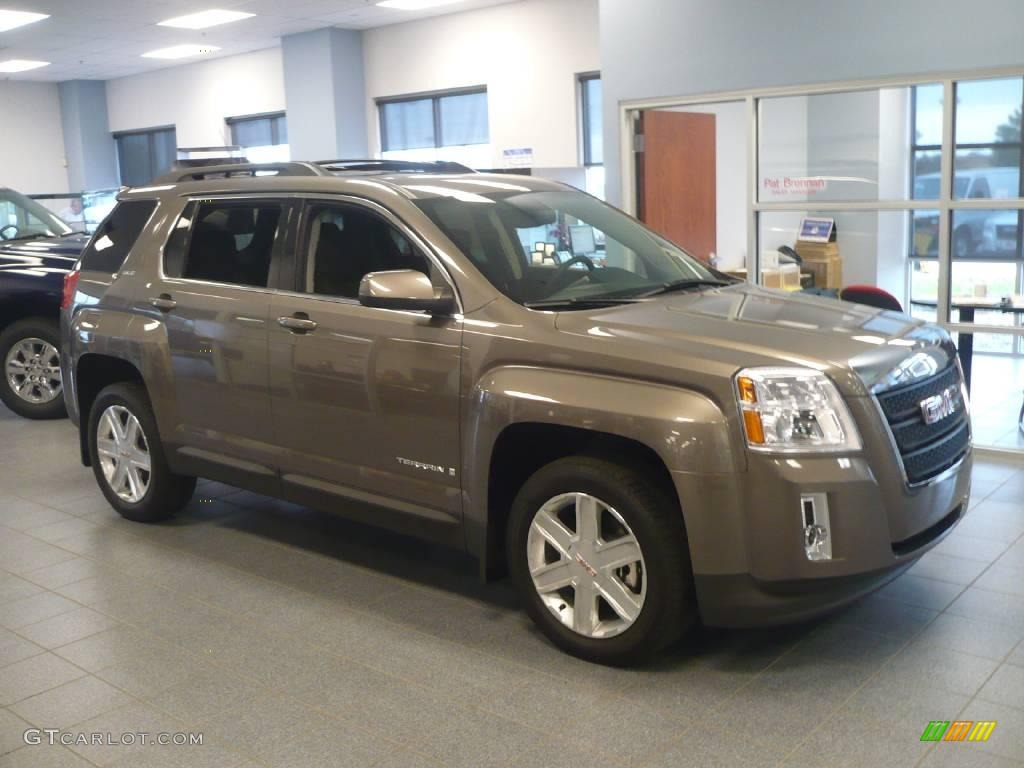 2010 Terrain SLT - Mocha Steel Metallic / Jet Black photo #1