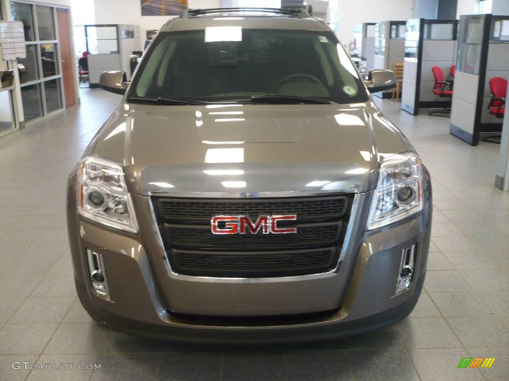 2010 Terrain SLT - Mocha Steel Metallic / Jet Black photo #2