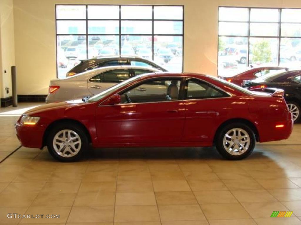 2001 Accord EX V6 Coupe - San Marino Red / Ivory photo #1