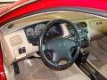 2001 San Marino Red Honda Accord EX V6 Coupe  photo #9