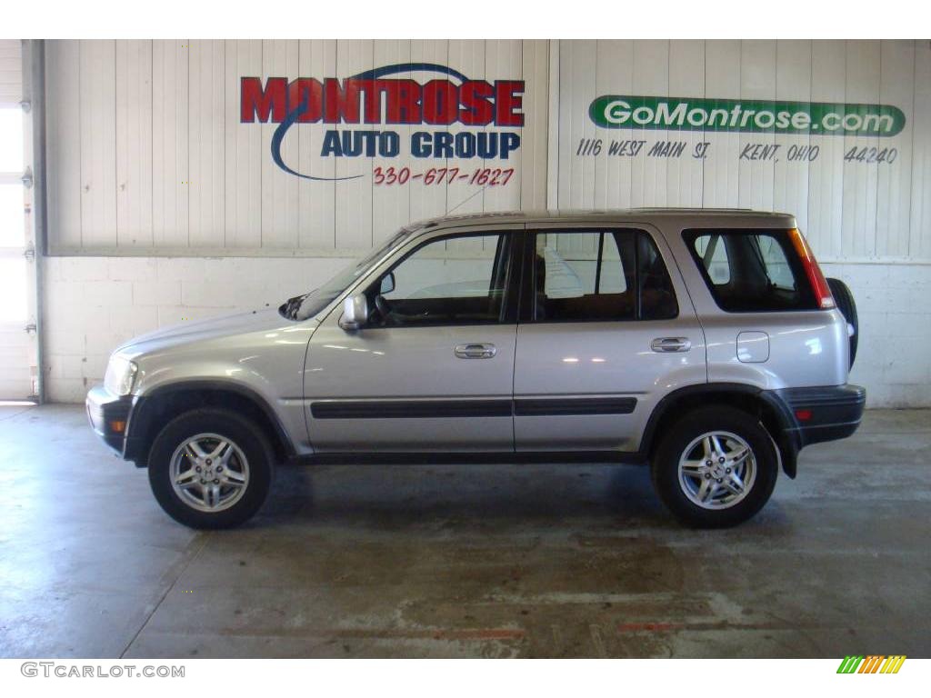 2001 CR-V EX 4WD - Satin Silver Metallic / Dark Gray photo #2