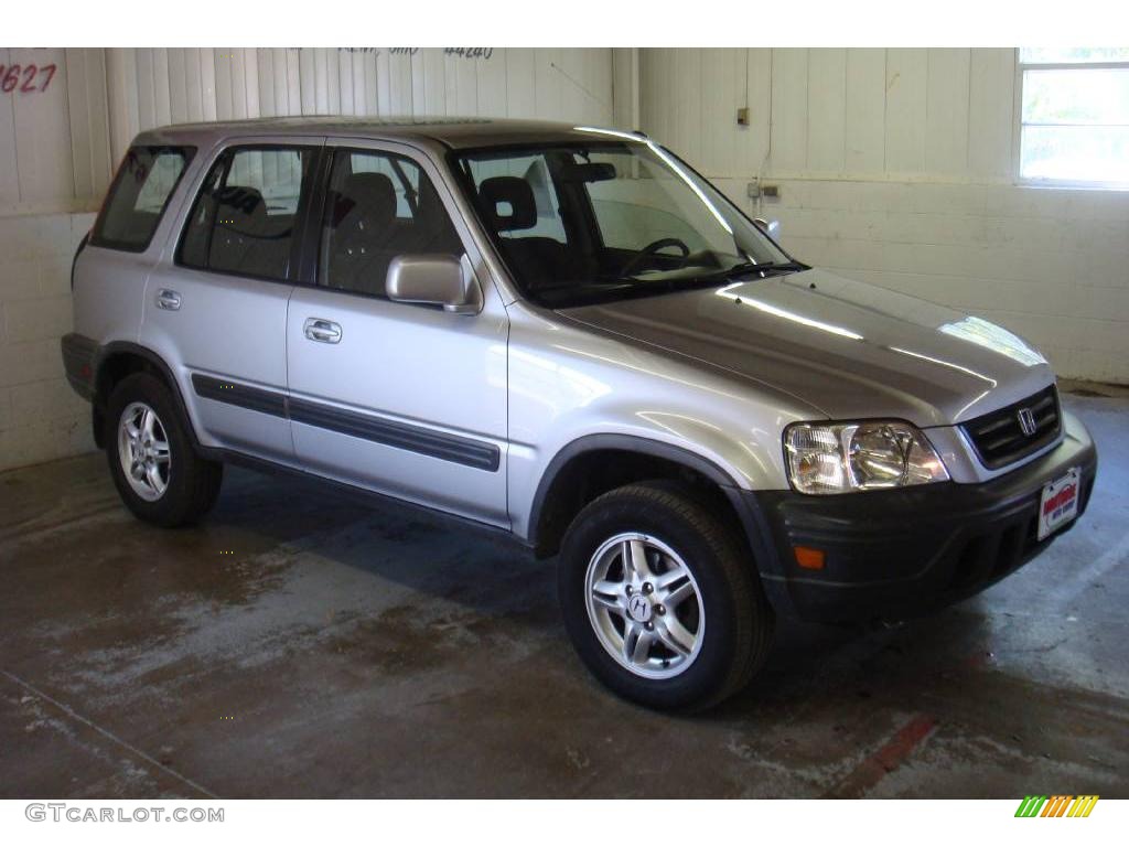 2001 CR-V EX 4WD - Satin Silver Metallic / Dark Gray photo #6