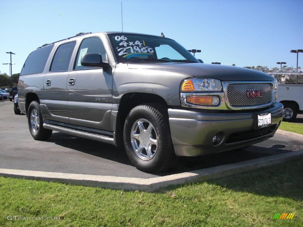 2006 Yukon XL Denali AWD - Steel Gray Metallic / Stone Gray photo #7