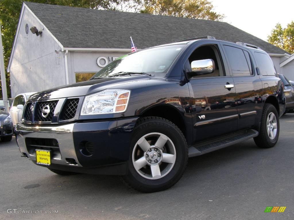 2006 Armada SE 4x4 - Majestic Blue / Sand Beige photo #1