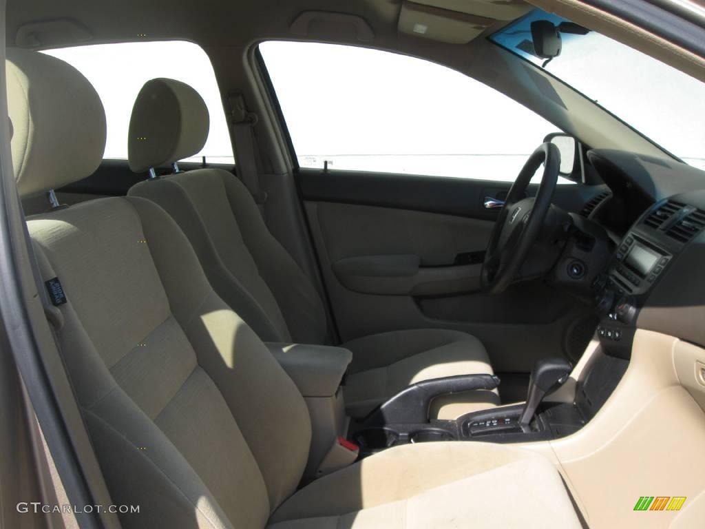 2007 Accord Value Package Sedan - Desert Mist Metallic / Ivory photo #5