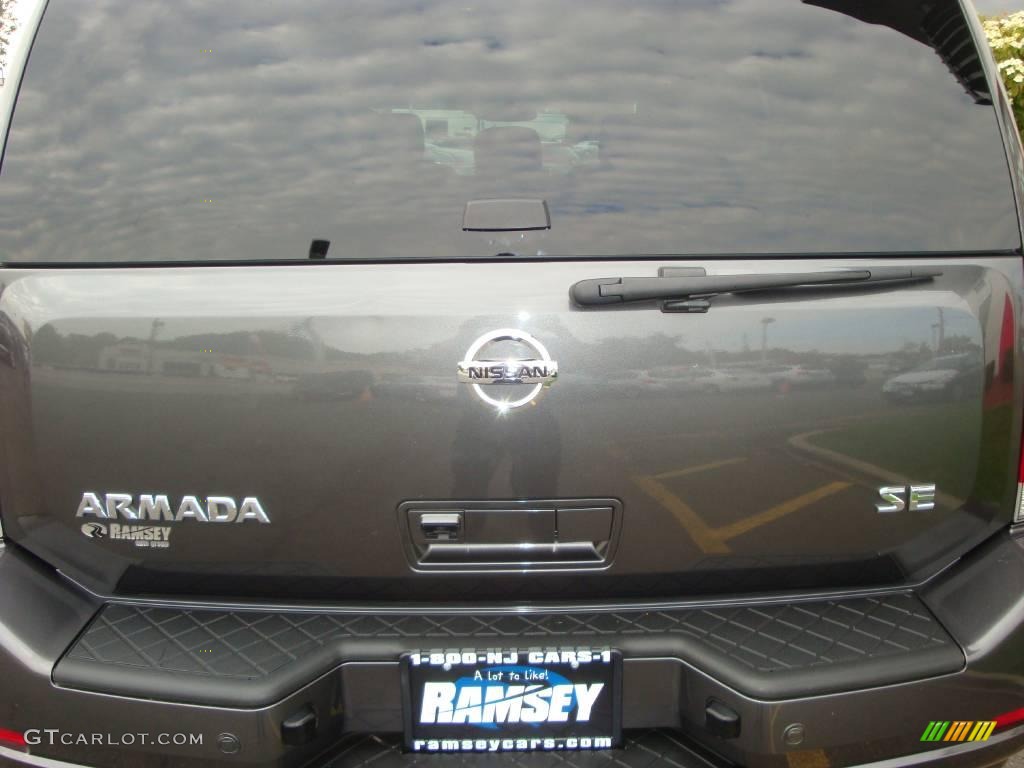 2008 Armada SE 4x4 - Smoke Gray / Charcoal photo #21