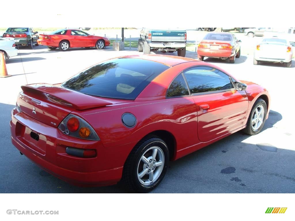 2003 Eclipse RS Coupe - Saronno Red / Sand Blast photo #5