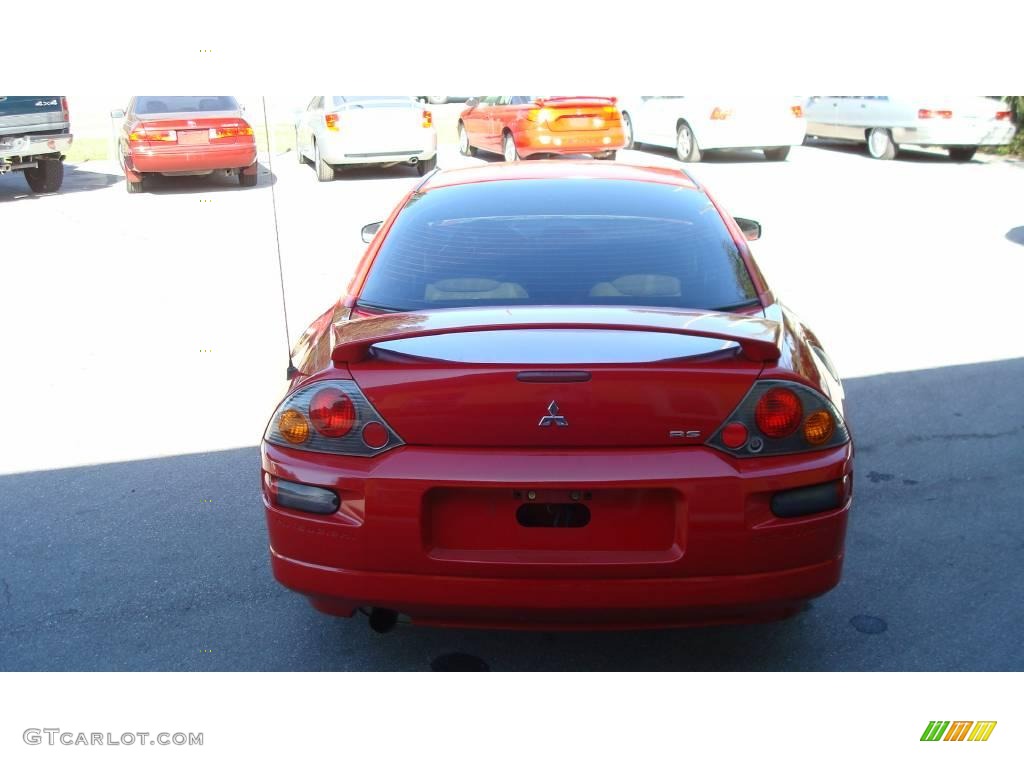 2003 Eclipse RS Coupe - Saronno Red / Sand Blast photo #6