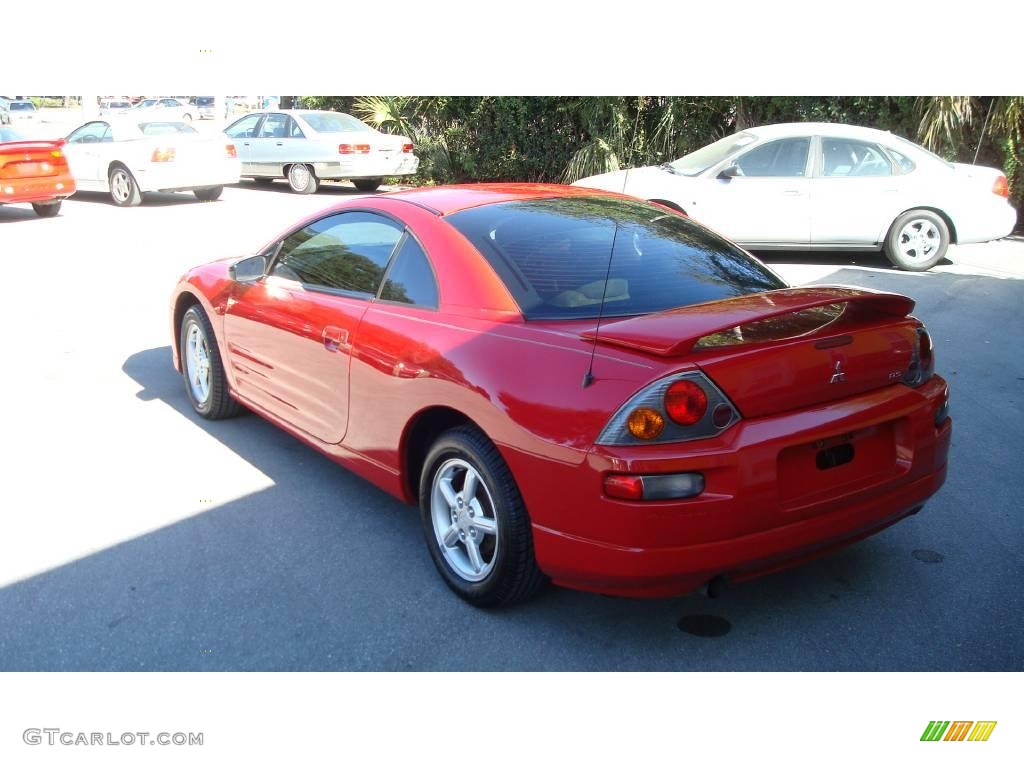 2003 Eclipse RS Coupe - Saronno Red / Sand Blast photo #7