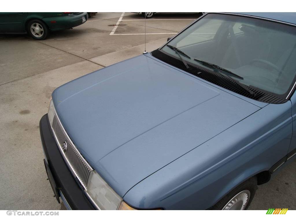 1991 Topaz LS Sedan - Crystal Blue Metallic / Blue photo #16