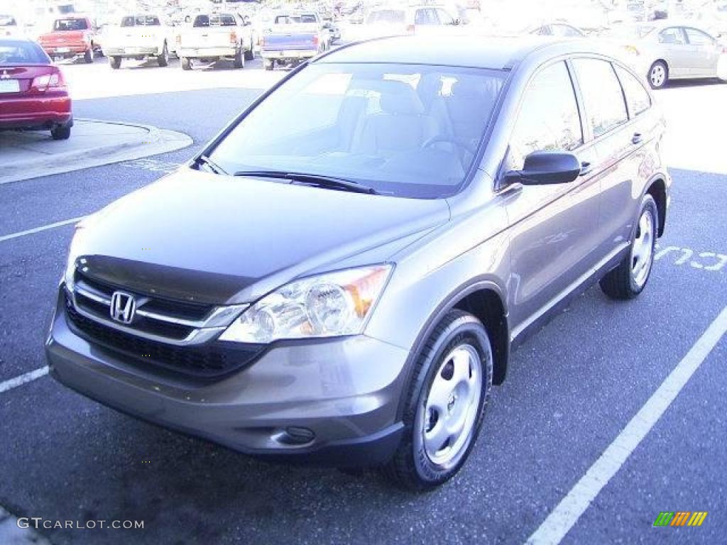 2010 CR-V LX AWD - Urban Titanium Metallic / Ivory photo #1