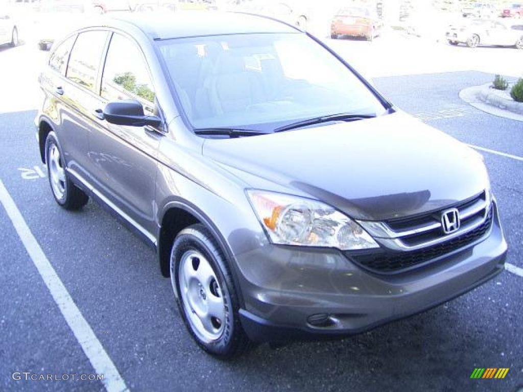 2010 CR-V LX AWD - Urban Titanium Metallic / Ivory photo #5