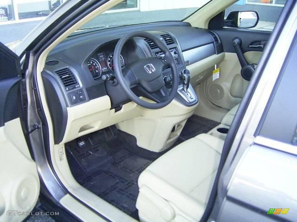 2010 CR-V LX AWD - Urban Titanium Metallic / Ivory photo #28