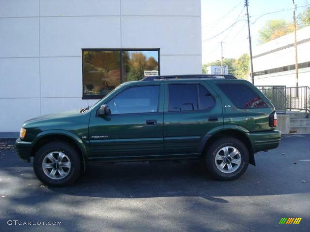 2001 Rodeo LS - Garden Green Mica / Gray photo #1