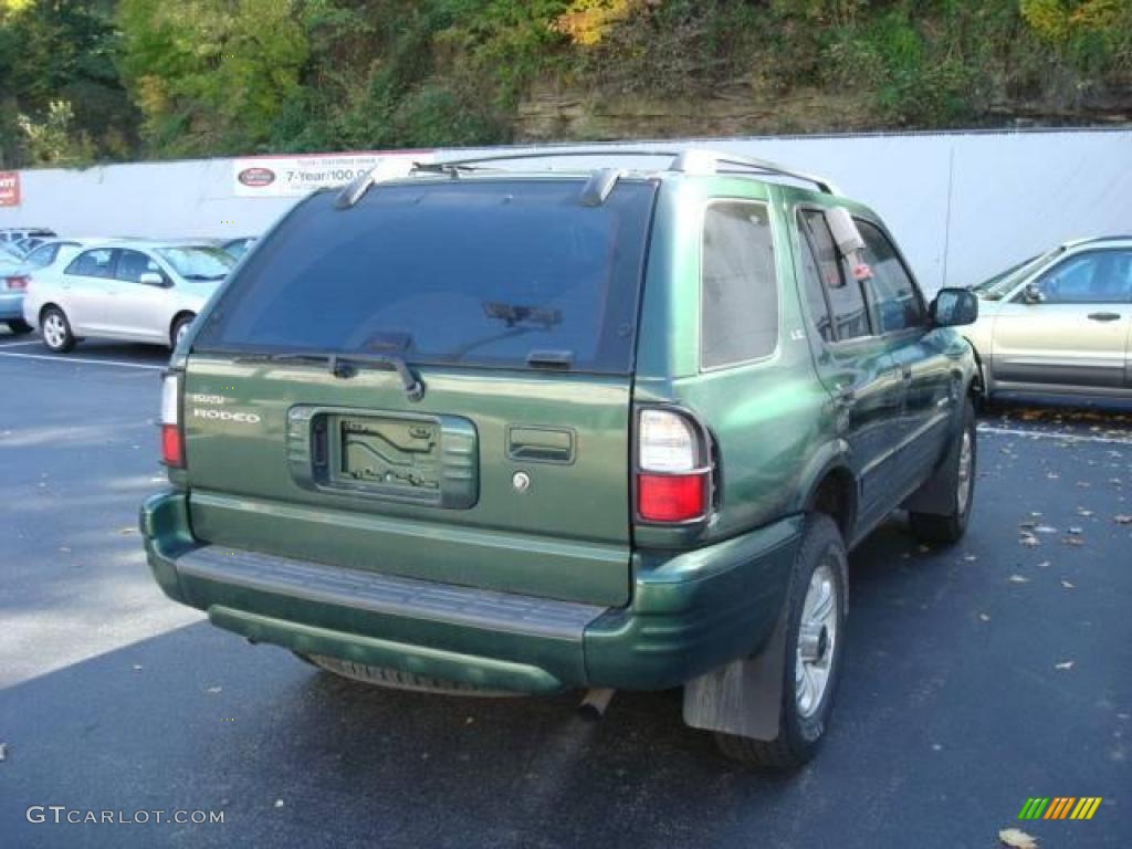 2001 Rodeo LS - Garden Green Mica / Gray photo #4