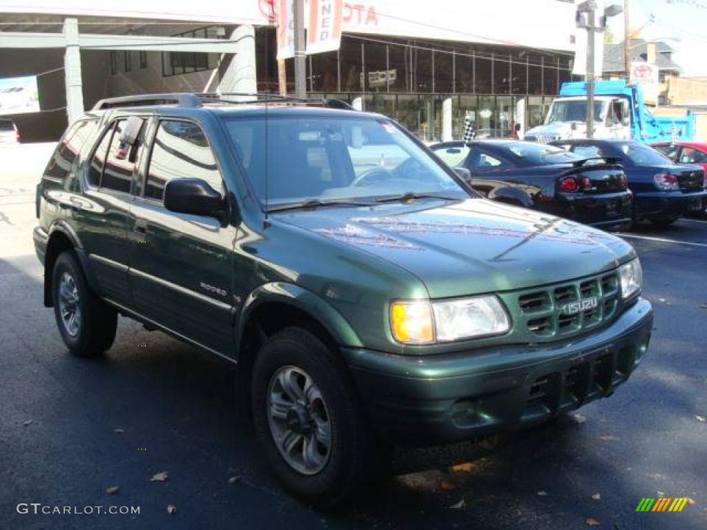 2001 Rodeo LS - Garden Green Mica / Gray photo #6