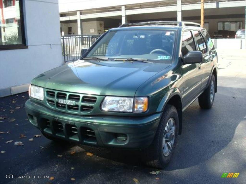 2001 Rodeo LS - Garden Green Mica / Gray photo #8