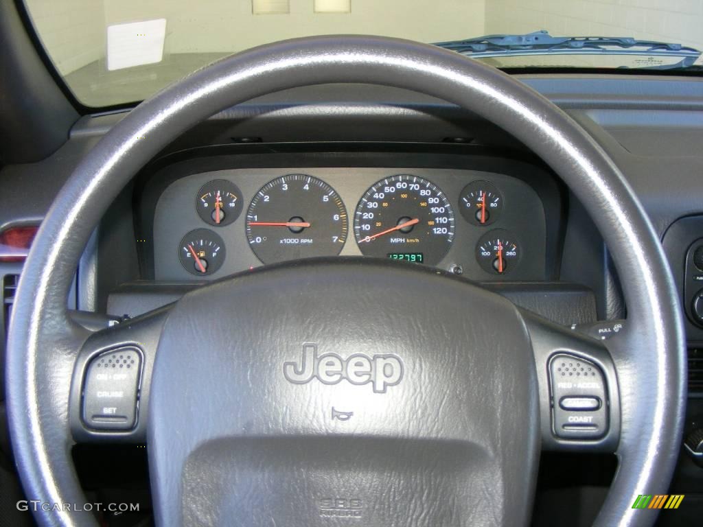 2000 Grand Cherokee Laredo 4x4 - Flame Red / Agate photo #8
