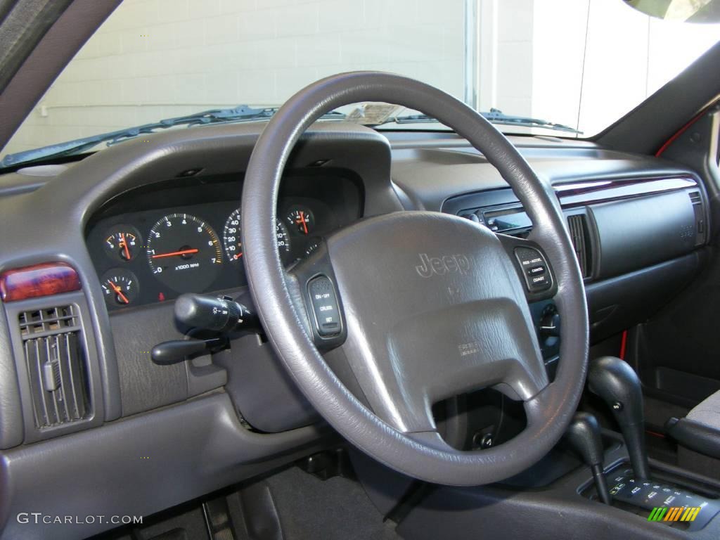 2000 Grand Cherokee Laredo 4x4 - Flame Red / Agate photo #12