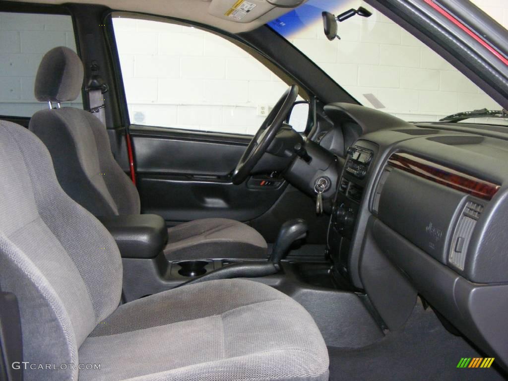 2000 Grand Cherokee Laredo 4x4 - Flame Red / Agate photo #20