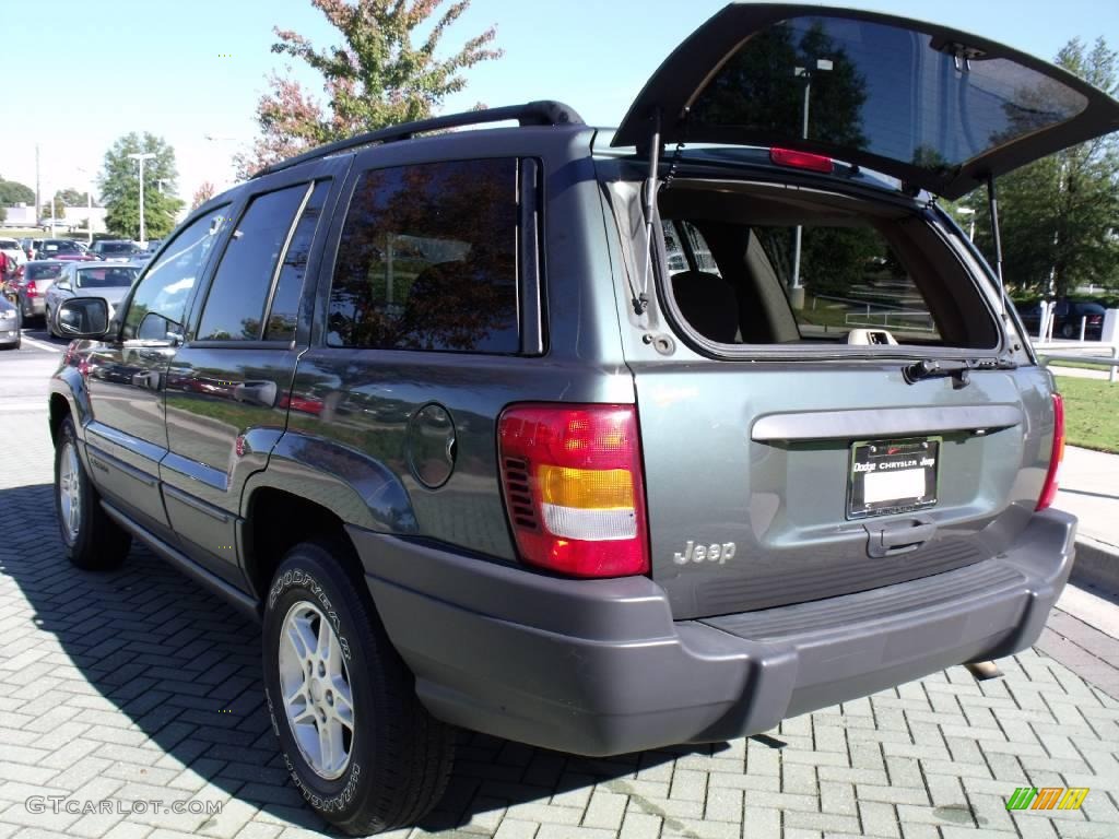 2004 Grand Cherokee Laredo - Onyx Green Pearl / Sandstone photo #15