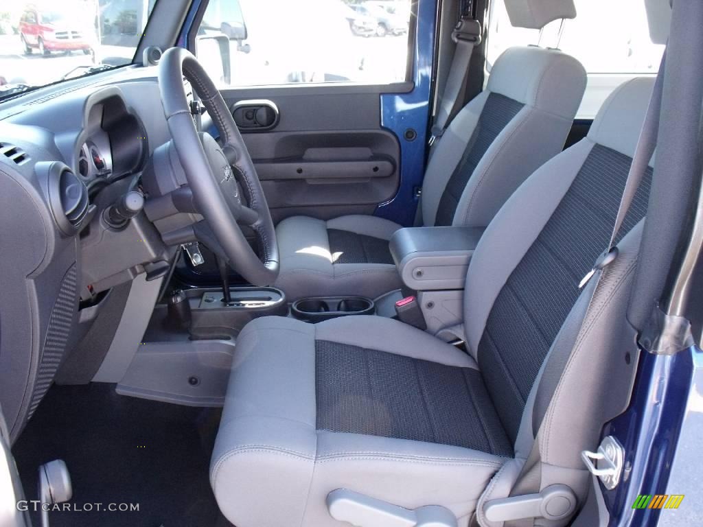 2010 Wrangler Sport 4x4 - Deep Water Blue Pearl / Dark Slate Gray/Medium Slate Gray photo #7