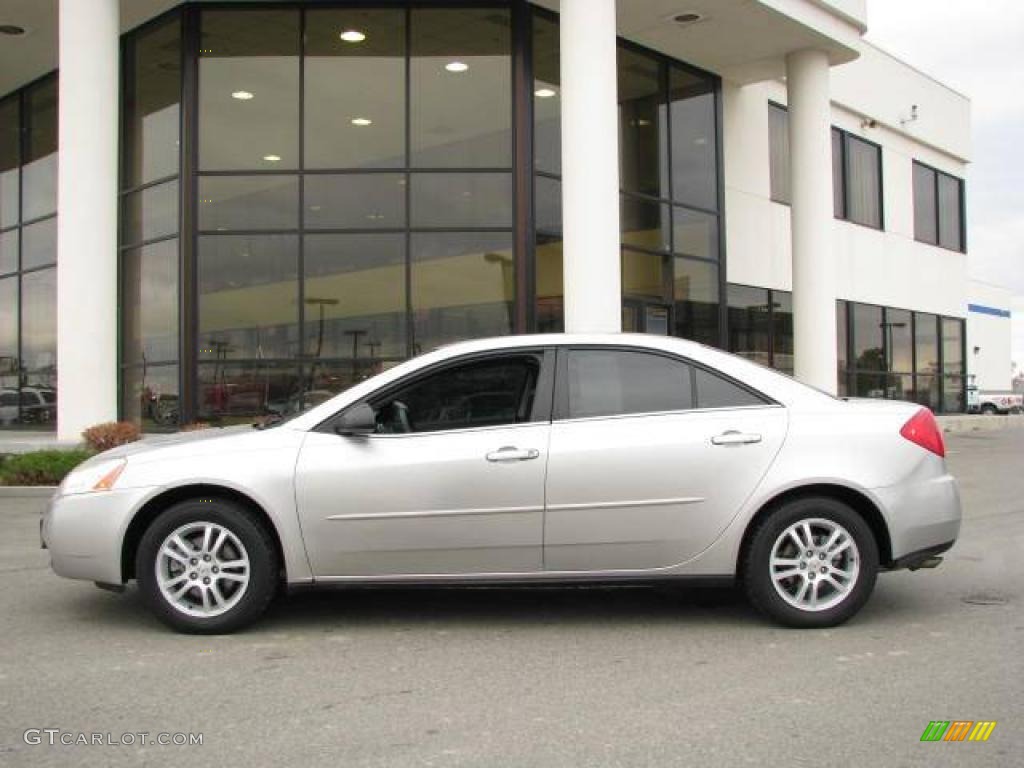 2006 G6 V6 Sedan - Liquid Silver Metallic / Ebony photo #1