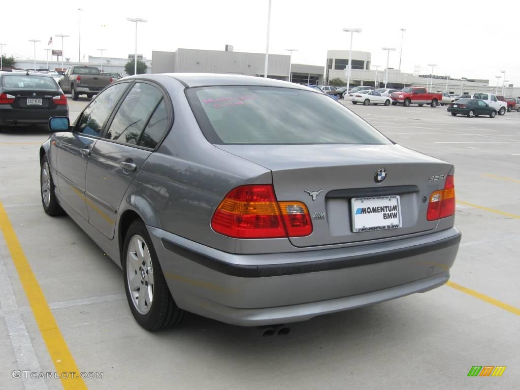 2003 3 Series 325i Sedan - Steel Grey Metallic / Black photo #2