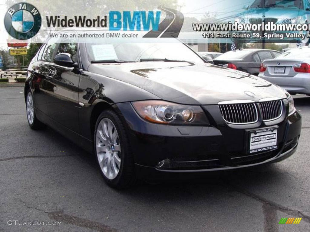 2006 3 Series 330xi Sedan - Jet Black / Black photo #3