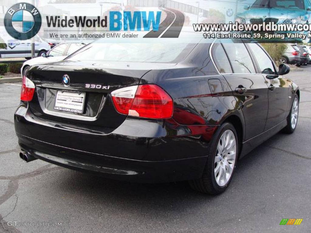 2006 3 Series 330xi Sedan - Jet Black / Black photo #4
