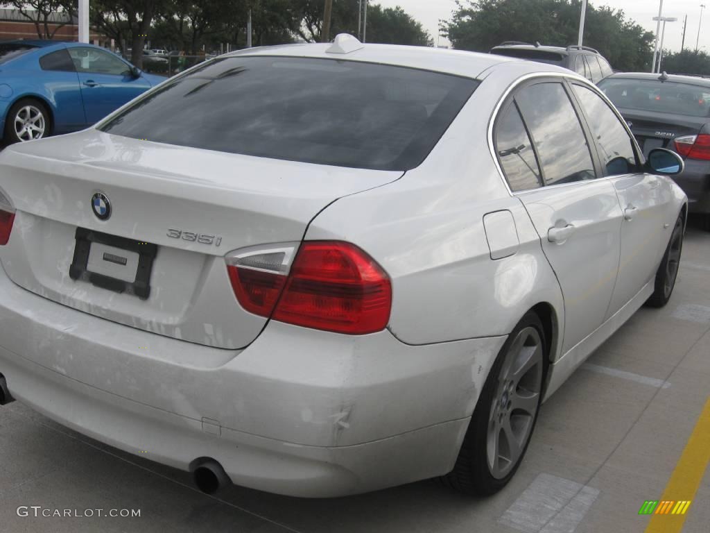 2007 3 Series 335i Sedan - Alpine White / Beige photo #3