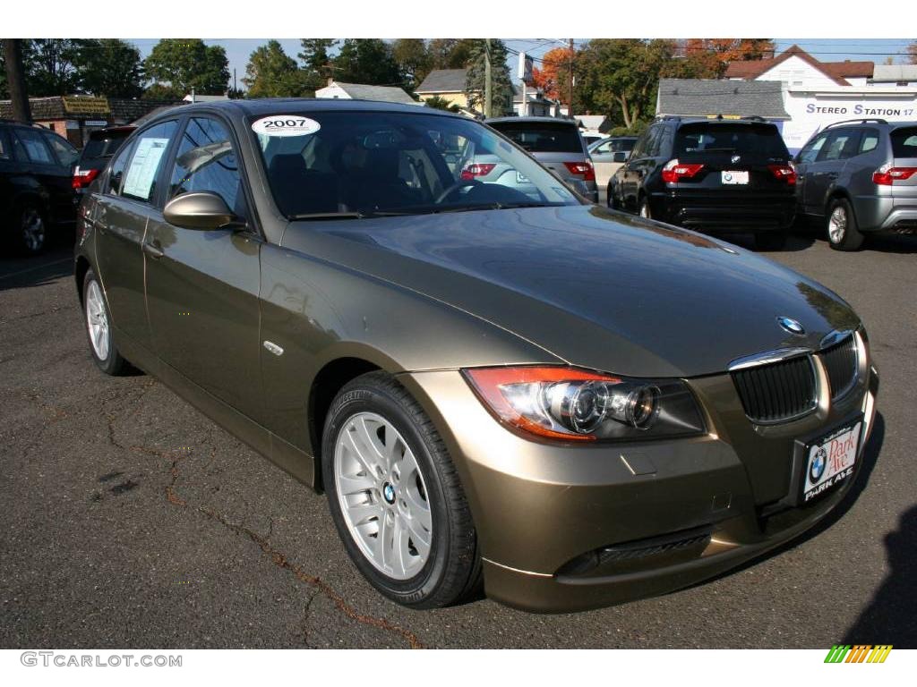 2007 3 Series 328i Sedan - Sonora Metallic / Black photo #2