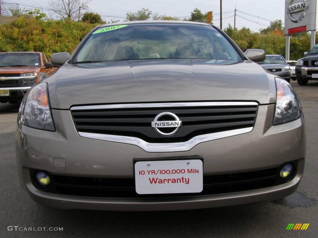 2007 Altima 2.5 SL - Pebble Beach Metallic / Blond photo #2