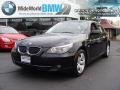 2008 Jet Black BMW 5 Series 528i Sedan  photo #1