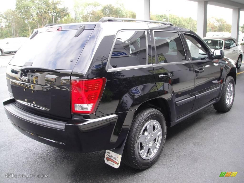 2007 Grand Cherokee Laredo 4x4 - Black / Medium Slate Gray photo #6