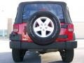 2008 Flame Red Jeep Wrangler X 4x4  photo #6