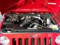 2008 Flame Red Jeep Wrangler X 4x4  photo #13