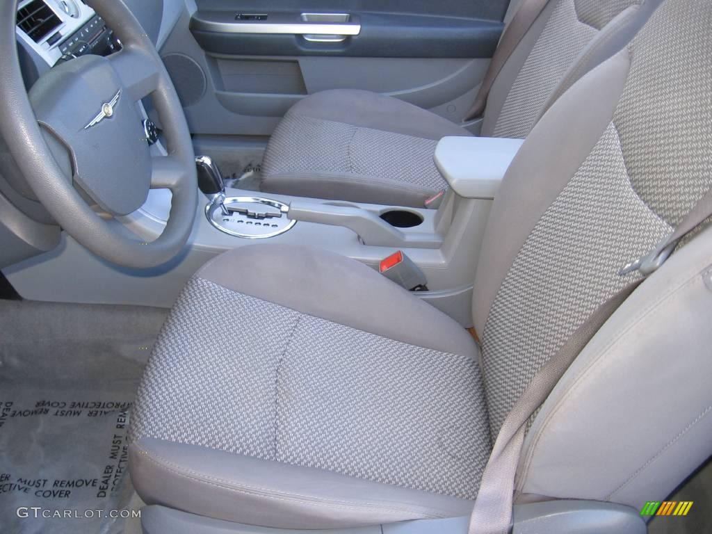 2008 Sebring LX Convertible - Stone White / Dark Slate Gray/Light Slate Gray photo #8