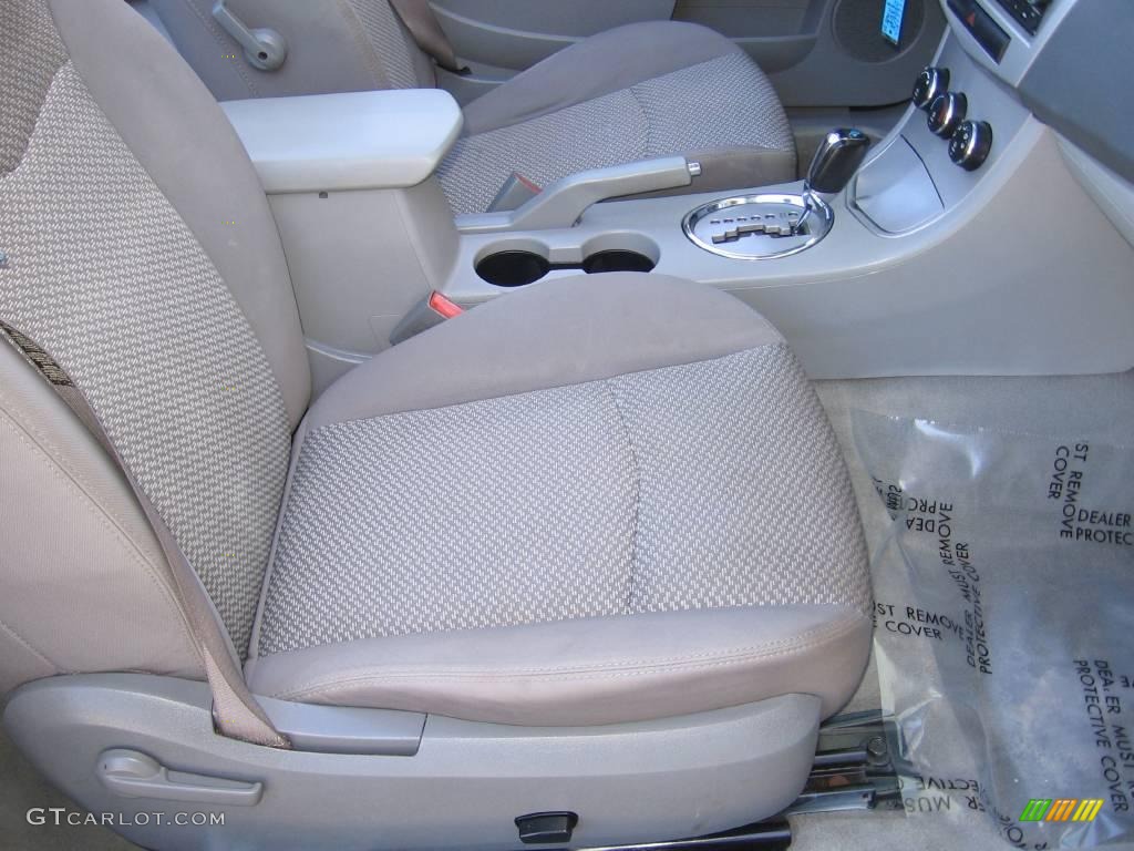 2008 Sebring LX Convertible - Stone White / Dark Slate Gray/Light Slate Gray photo #9