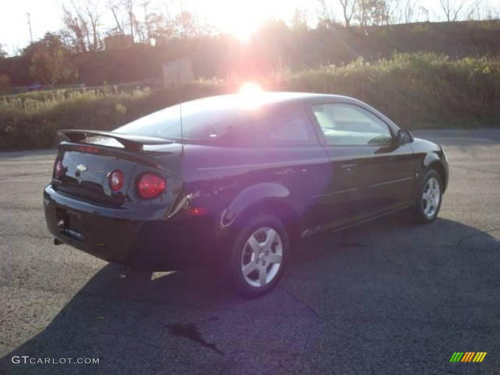 2007 Cobalt LS Coupe - Black / Gray photo #3