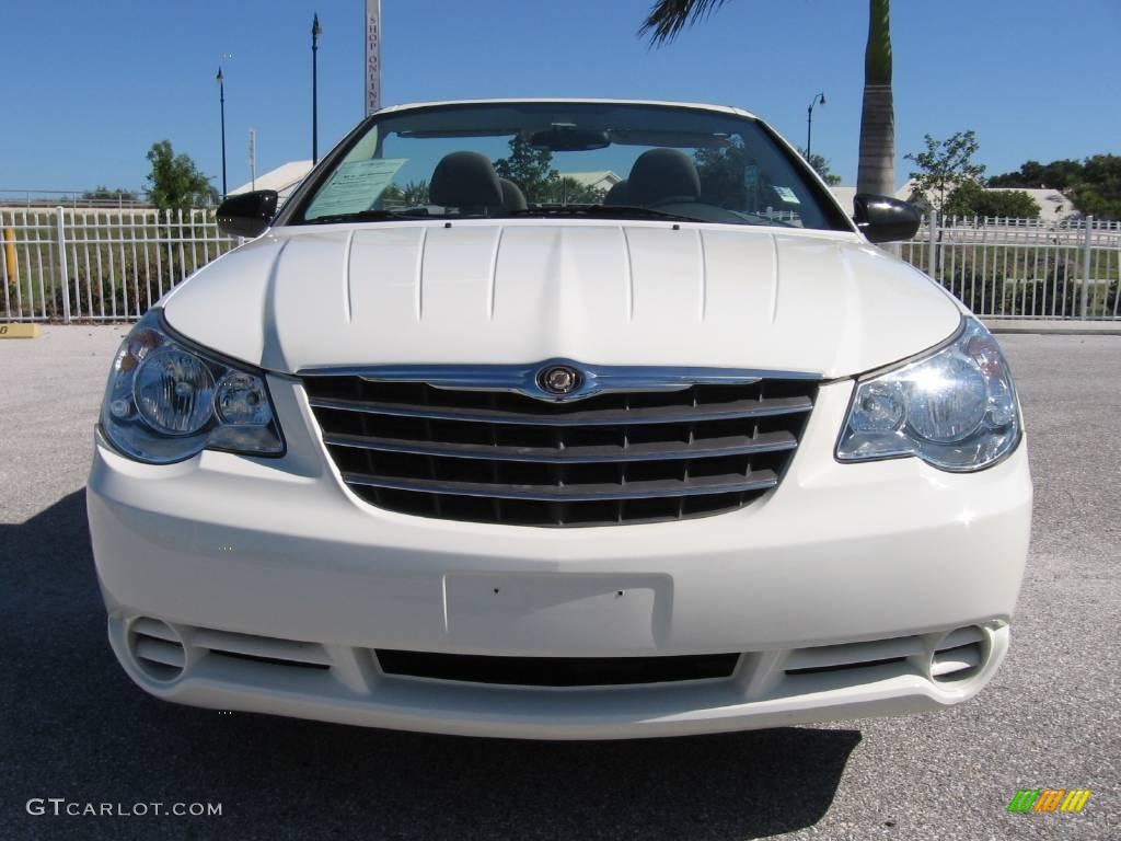 2008 Sebring LX Convertible - Stone White / Dark Slate Gray/Light Slate Gray photo #18