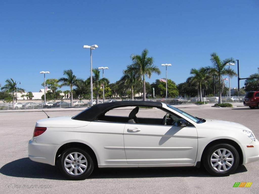 2008 Sebring LX Convertible - Stone White / Dark Slate Gray/Light Slate Gray photo #20