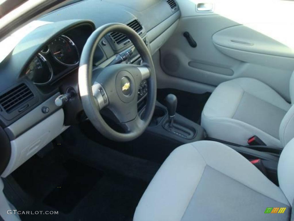 2007 Cobalt LS Coupe - Black / Gray photo #14