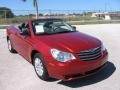 2008 Inferno Red Crystal Pearl Chrysler Sebring LX Convertible  photo #1