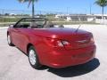 2008 Inferno Red Crystal Pearl Chrysler Sebring LX Convertible  photo #14