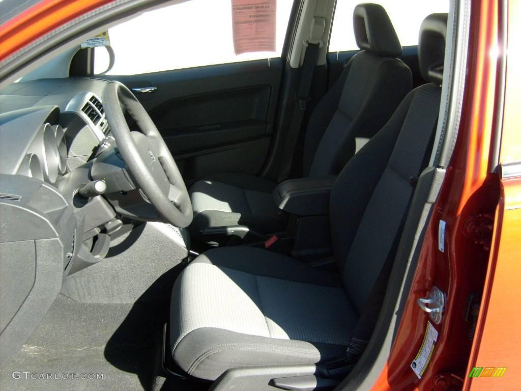 2008 Caliber SXT - Sunburst Orange Pearl / Dark Slate Gray photo #9