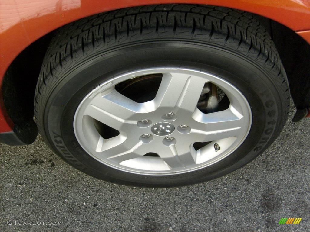 2008 Caliber SXT - Sunburst Orange Pearl / Dark Slate Gray photo #22