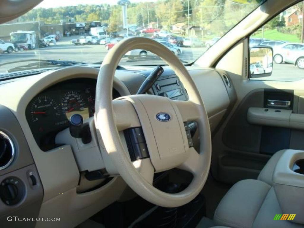 2006 F150 XLT SuperCab 4x4 - Oxford White / Tan photo #15