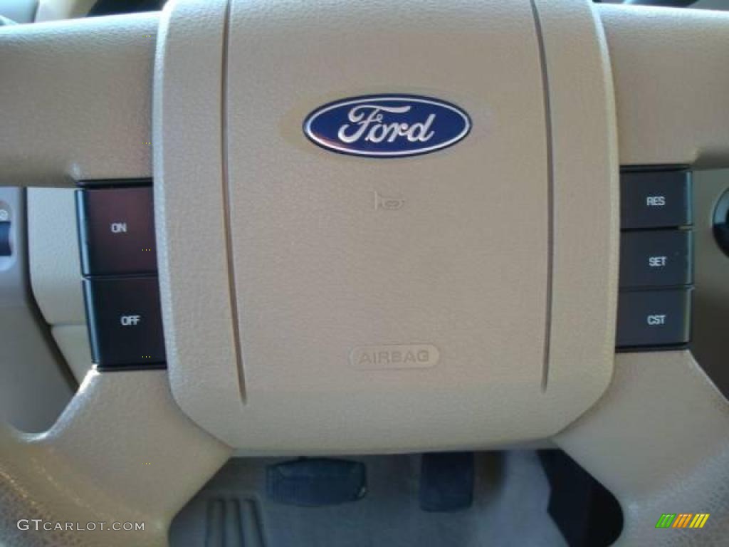 2006 F150 XLT SuperCab 4x4 - Oxford White / Tan photo #16